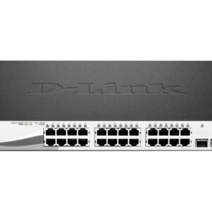 D-Link Systems 28-Port Gigabit Web Smart Switch including 4 Gigabit SFP Ports (DGS-1210-28)